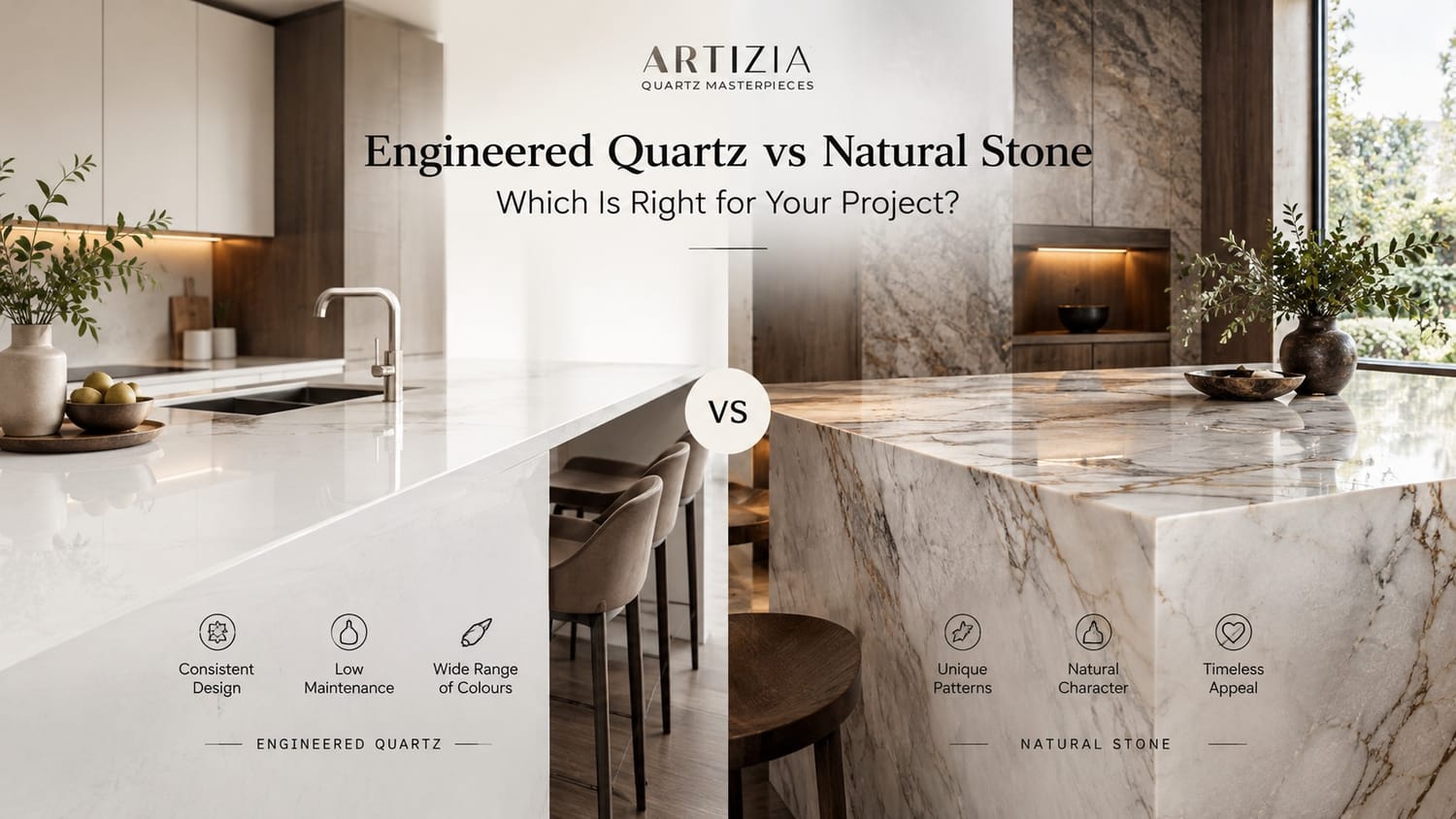 Engineered Quartz vs Natural Stone: Which Is Right for Your Project?